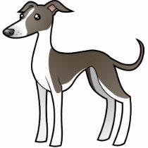 Cartoon Greyhound / Whippet / Italian Greyhound