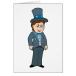 Cartoon groom greeting cards
