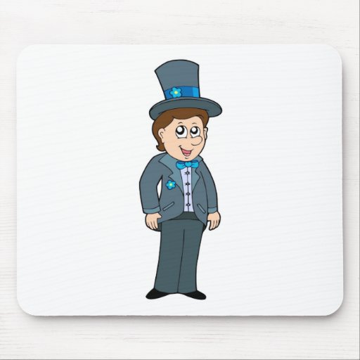 Cartoon groom mousepads