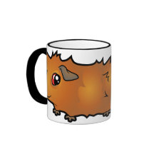 Cartoon Guinea Pig (scruffy) Mugs