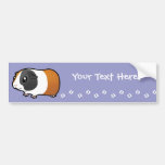 Cartoon Guinea Pig (smooth hair) Bumper Stickers