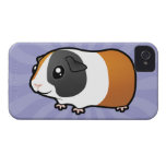 Cartoon Guinea Pig (smooth hair) iPhone 4 Cases