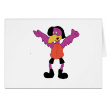Cartoon Hip Hop Bird cards