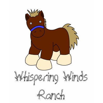 Cartoon Horse, Whispering Winds Ranch T-shirt by W_Winds_Ranch
