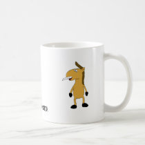 Cartoon Horse With Over Bite mugs