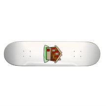 Cartoon House Custom Skate Board