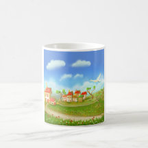 cartoon house Mug