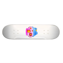 Cartoon House Skate Board