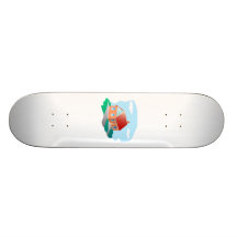 Cartoon House Skate Board Decks