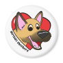 Cartoon I Love my German Shepherd Magnet