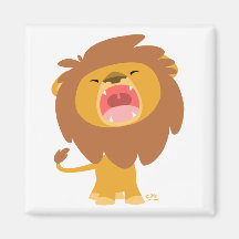 Cartoon  ing Lion magnet