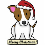 Cartoon Jack Russell Terrier Christmas Ornament photo sculptures