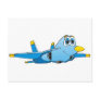 Cartoon Jet Post Card