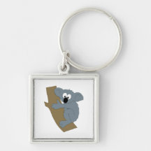 Cartoon Koala Keychains
