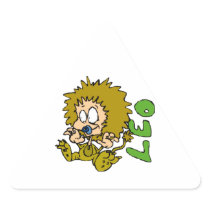 Cartoon Leo Triangle Stickers