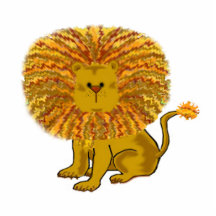Cartoon Lion Children's Art Photo Cutout
