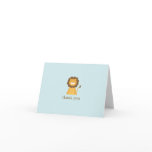 Cartoon Lion Folded Thank You Notes