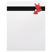 cartoon lobster waiter letterhead design