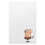 cartoon male teacher character stationery paper