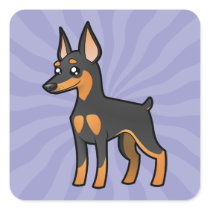 Cartoon Miniature Pinscher / Manchester Terrier