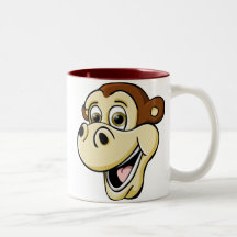 Cartoon Monkey Coffee Mugs