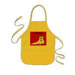 Cartoon Monster Chef Apron For Kids No Escargot!