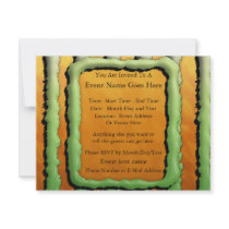 Cartoon Monster Stripes Personalized Announcements