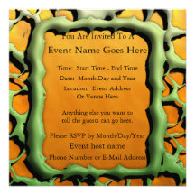 Cartoon Monster - Webby Personalized Announcement