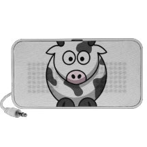 cartoon Moo Cow Mini Speakers