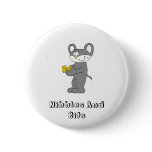 Cartoon Mouse With Cheese Pins