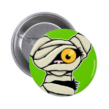 Cartoon Mummy Cat | Halloween Novelty Pin