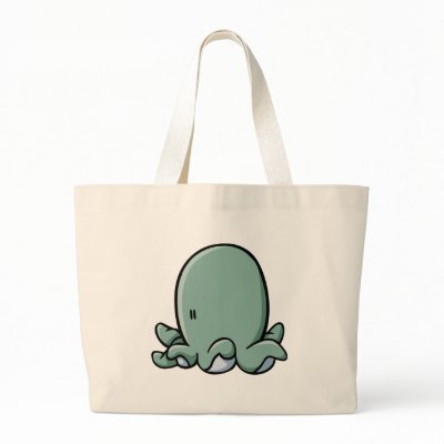 Cartoon Octopus Canvas Bags by RandomGames