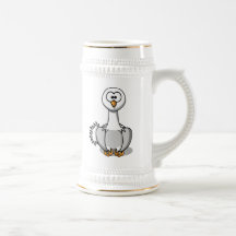 Cartoon Ostrich Coffee Mug