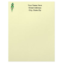 Cartoon Parrot Customized Letterhead
