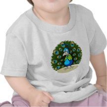 Cartoon Peacock Shirt