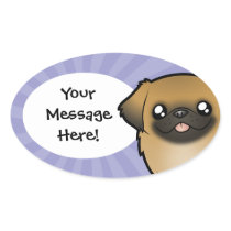Cartoon Pekeingese (puppy cut)