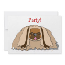 Cartoon Pekingese Dog