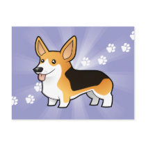 Cartoon Pembroke Welsh Corgi