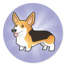 Cartoon Pembroke Welsh Corgi