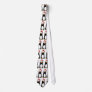 Cartoon Penguin in a Santa Hat Christmas Tie