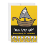 Cartoon Pirate Skulls & Bones Birthday Party