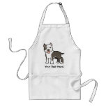 Cartoon Pitbull / American Staffordshire Terrier aprons