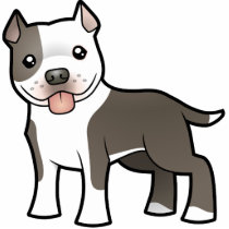 Cartoon Pitbull / American Staffordshire Terrier