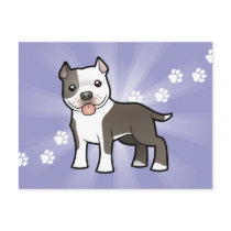 Cartoon Pitbull / American Staffordshire Terrier