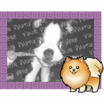 Cartoon Pomeranian Photo Frame