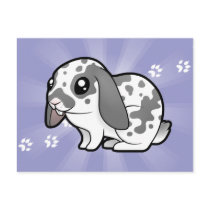 Cartoon Rabbit (floppy ear smooth hair)