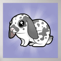 Cartoon Rabbit (floppy ear smooth hair)