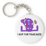 Cartoon Rabbit With Pancakes keychains
