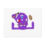 Cartoon Rabbit With Pancakes postcards