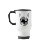 Cartoon Rabbit With Sunglasses Coffee Mugs